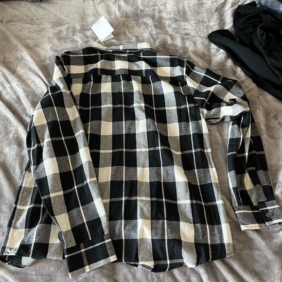 Sovereign Code Mens Black/White flannel - Picture 3 of 3